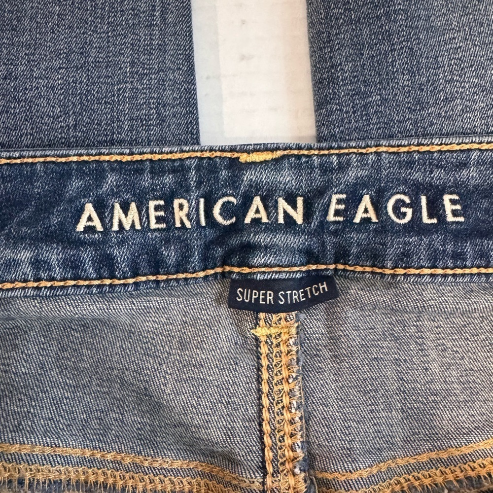 American Eagle Outfitters Indigo Skinny Jeans Regular - Picture 6 of 8
